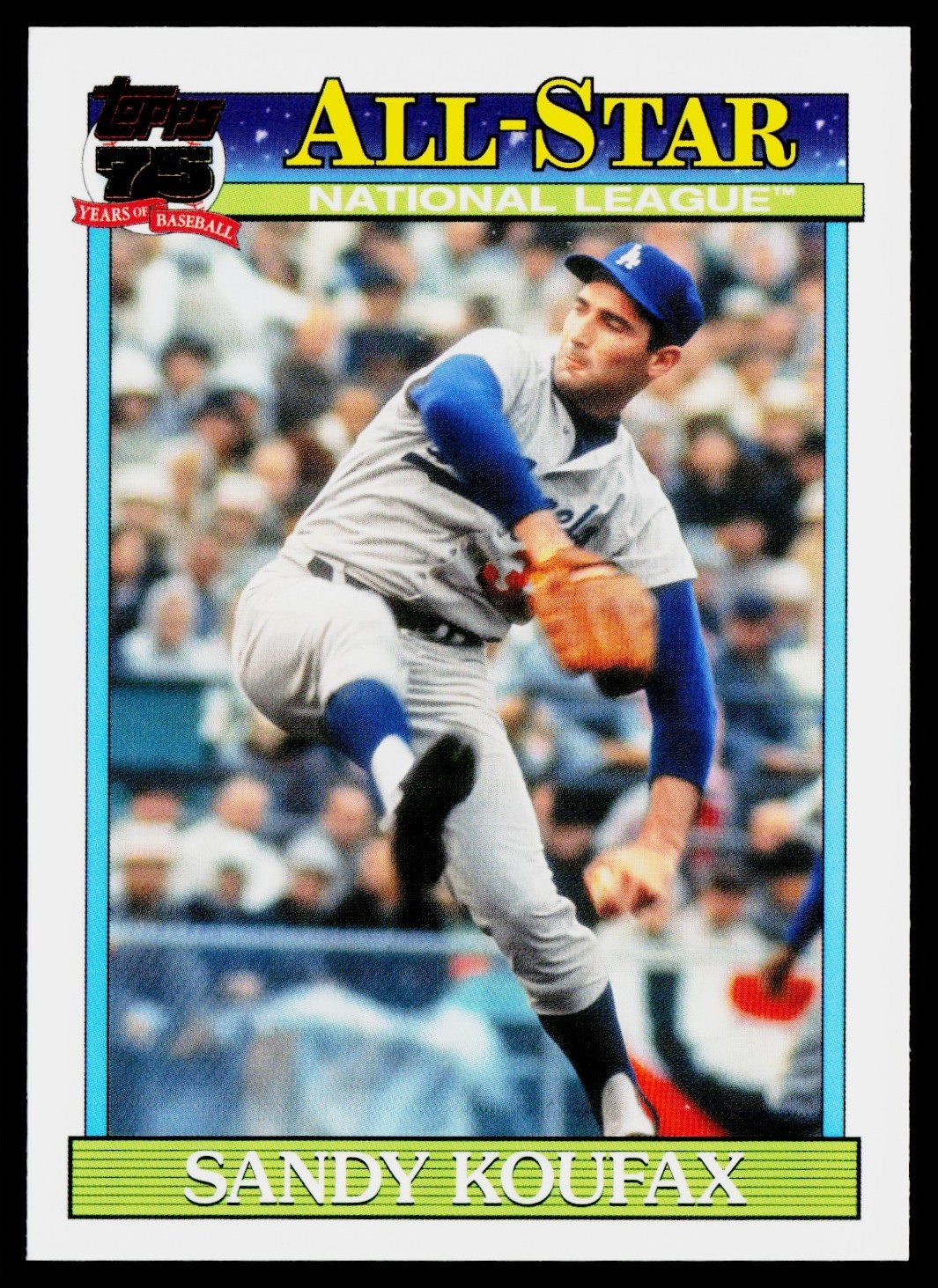 2026 Topps 75 Years Of Baseball Sandy Koufax Los Angeles Dodgers #91A-SK