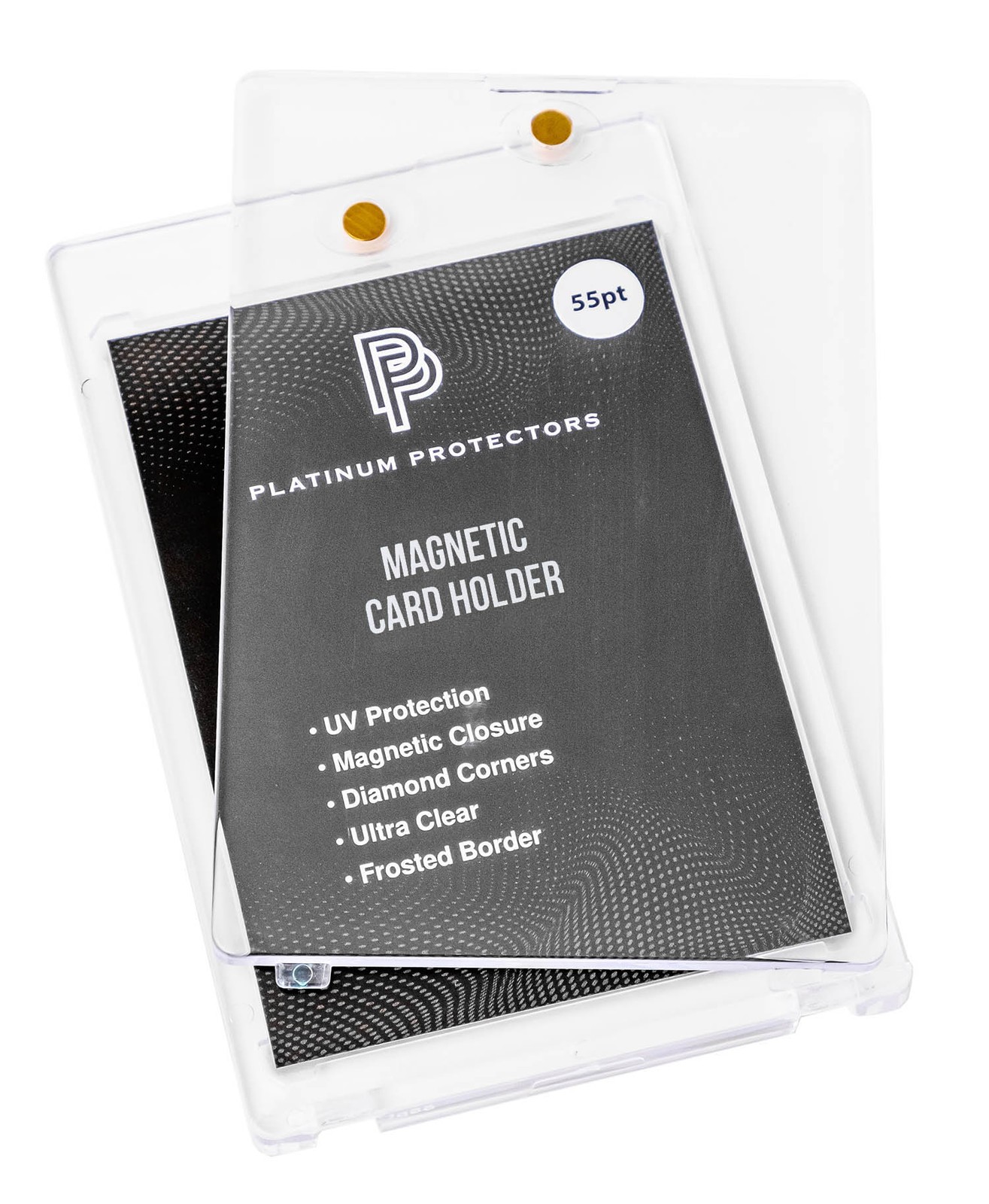 Magnetic Card Holder for 55pt Trading Cards One Touch Fit Clear UV Protection