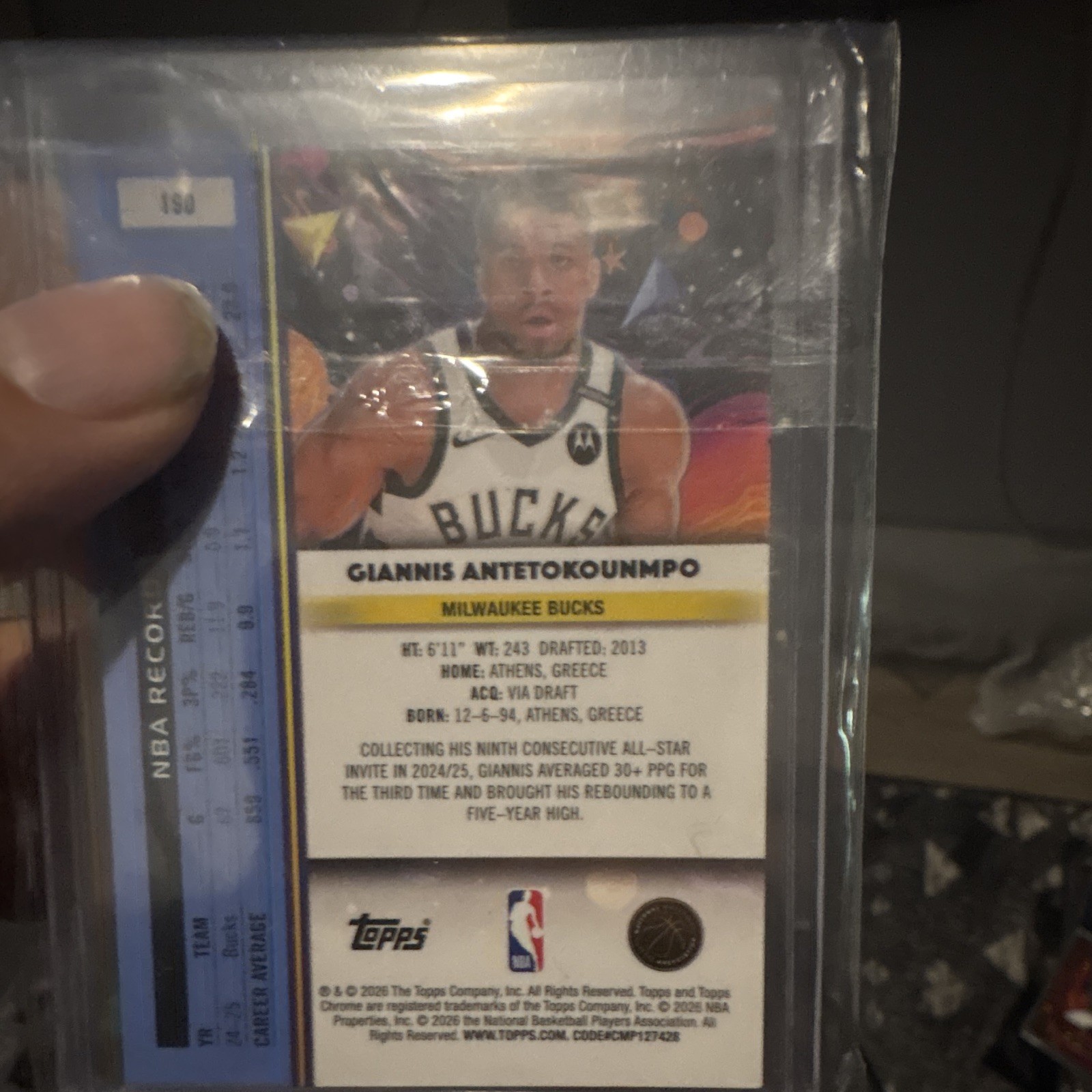 Topps Giannis Antetokounmpo Milwaukee Bucks 2024-25 Topps Chrome #150