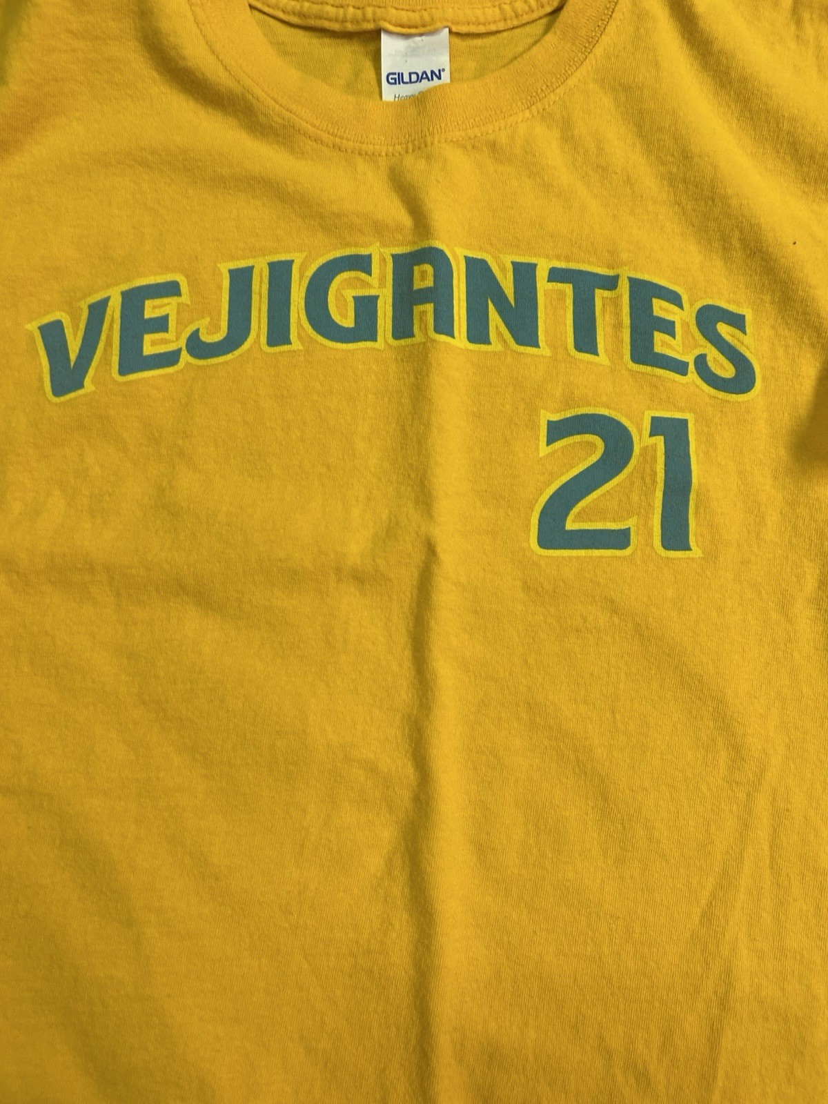 Roberto Clemente Vejigantes Latin Heritage Night Jersey Tshirt Large SWB SGA
