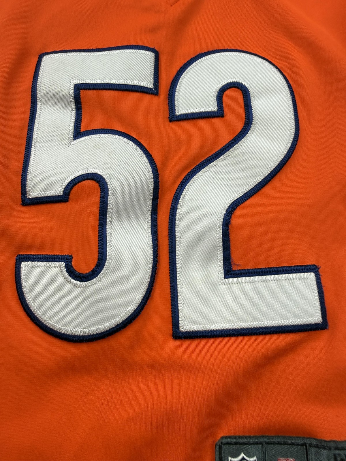 Chicago Bears Jersey Boys Medium Orange NFL Football Nike Khalil Mack 52