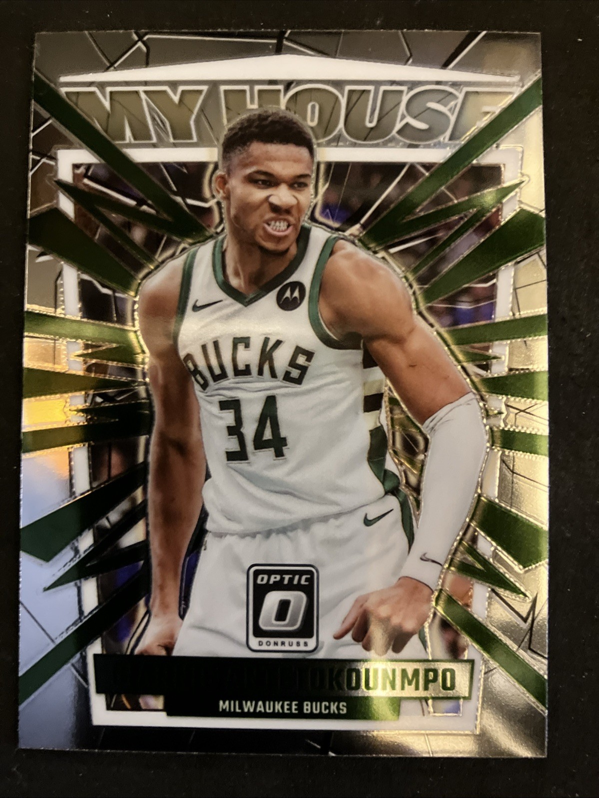 2023-24 Panini Donruss Optic My House Giannis Antetokounmpo #11 Milwakee Bucks