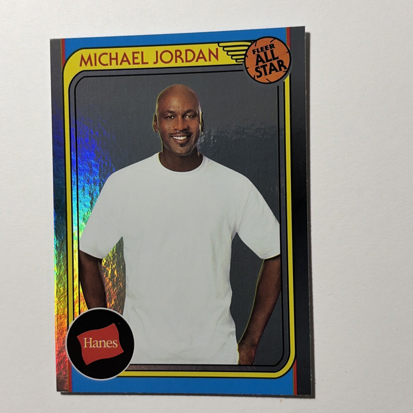 2019 Fleer Hanes Michael Jordan All-Star Inserts Holo Foil Michael Jordan #HA-5