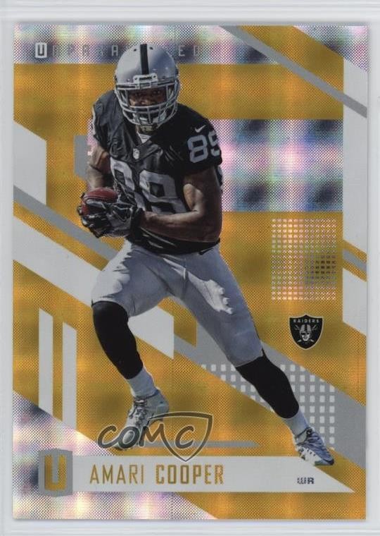 2017 Panini Unparalleled Yellow /199 Amari Cooper #81 1sr1