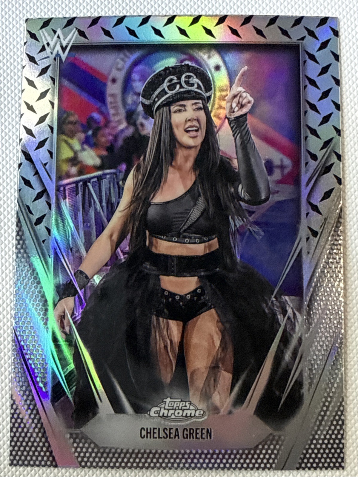 DIAMOND PLATE REFRACTOR 2026 Topps Chrome WWE Cards You Pick/Choose! READ*