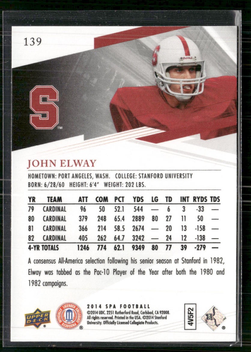 2014 SP Authentic #139 John Elway
