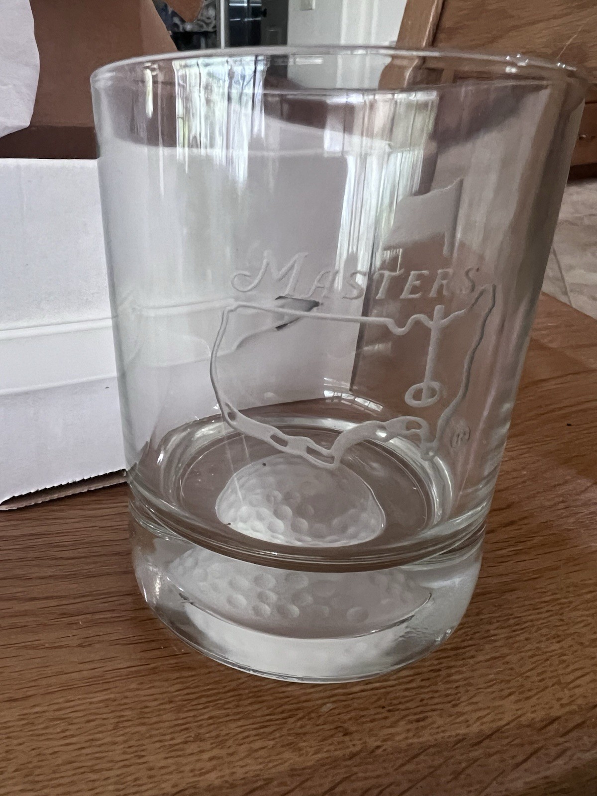 Masters Clear Set of 2 12.5 oz Fore Double Old Fashioned Glasses Golf