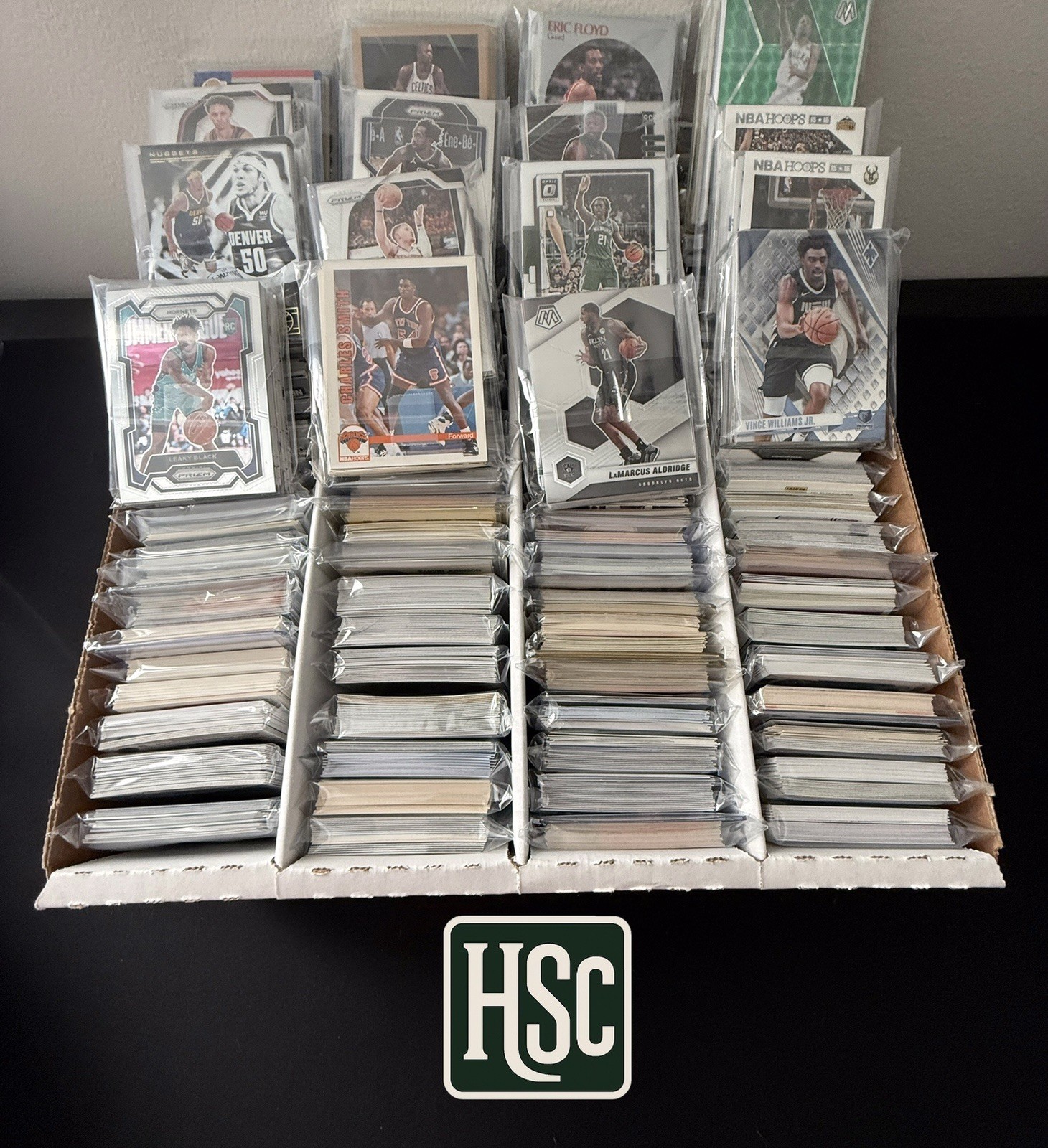 Basketball NBA – 500 Card Lot – Rookies, Parallels, Memorabilia, Autos, Numbered