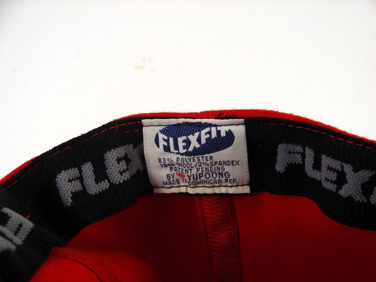 Vintage Anaheim Angels Yupoong Red FlexFit Hat NWT