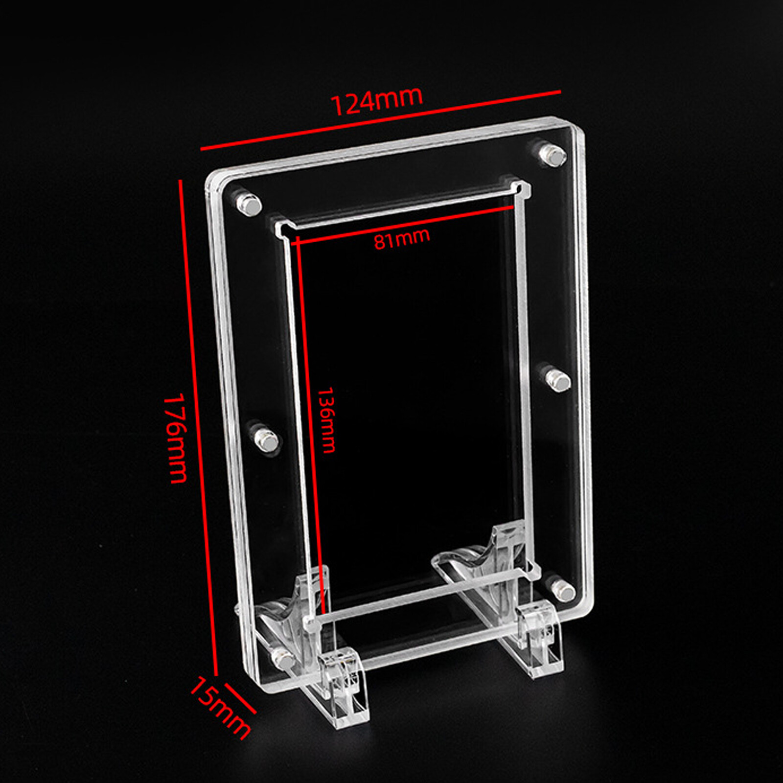 PSA BGS Card Acrylic Stand Clear For Graded Cards Display Slab Holder Case Box