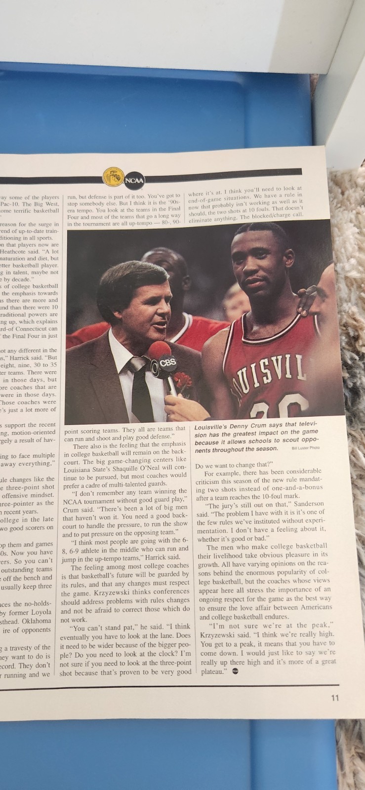 1991 NCAA Division 1 Men’s Basketball Championship Midwest Regional Program