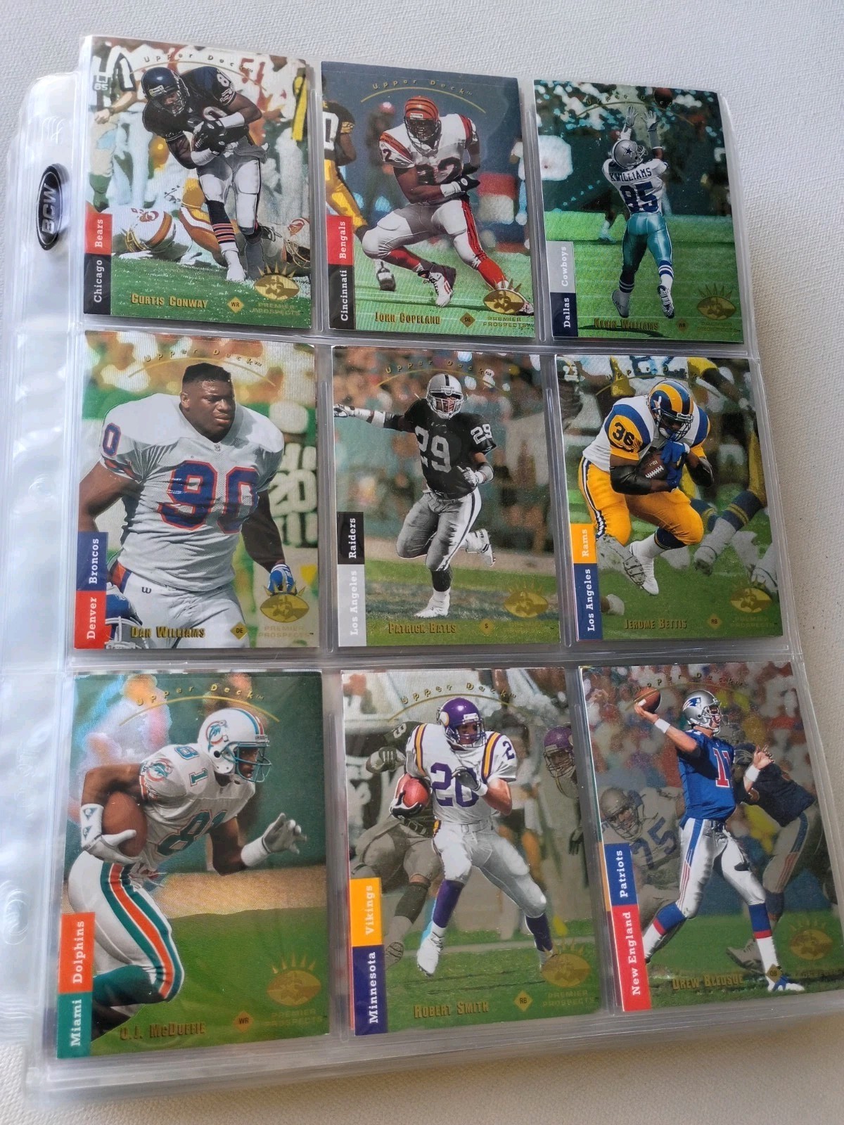 1993 UPPER DECK SP COMPLETE FOOTBALL CARD SET 1-270 NM IN NEW SLEEVES