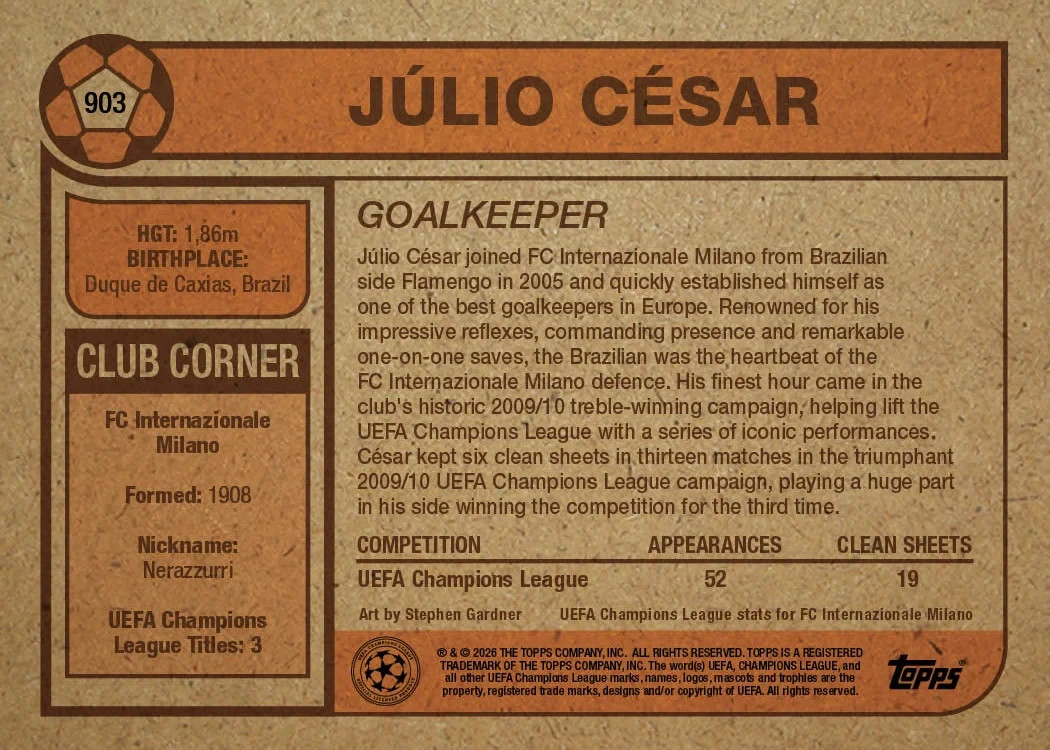 Jorgen Strand Larsen & Julio Cesar UCC Topps Living Set 903 & 904 Presale
