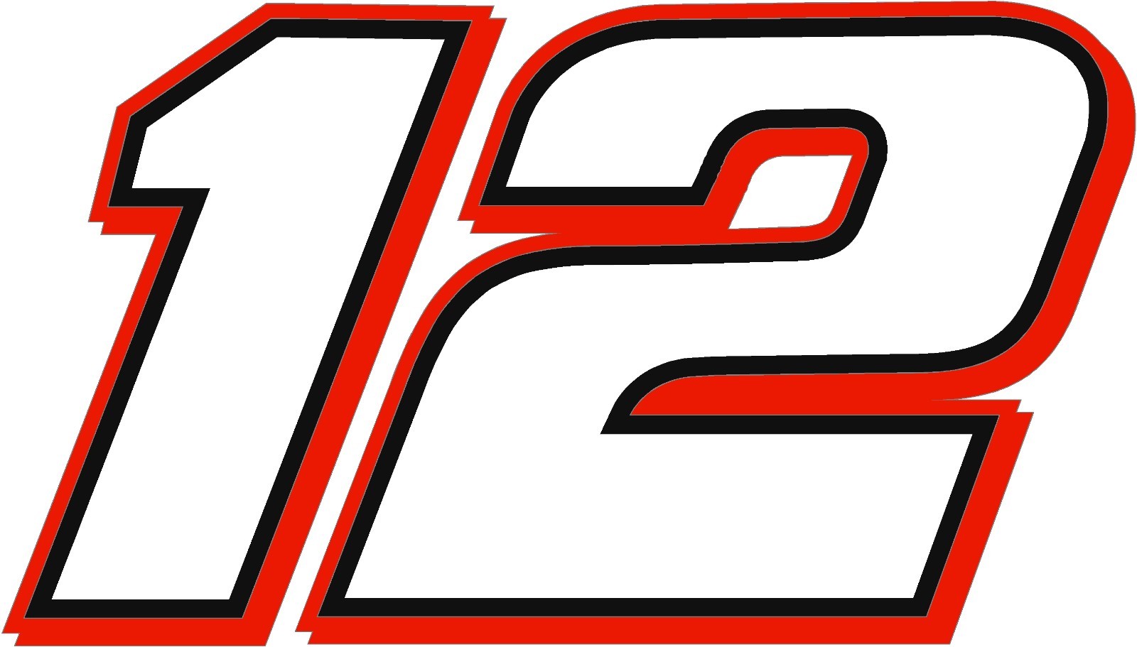 NEW FOR 2020 #12 Ryan Blaney Racing Sticker Decal Sizes SM-XL Various colors
