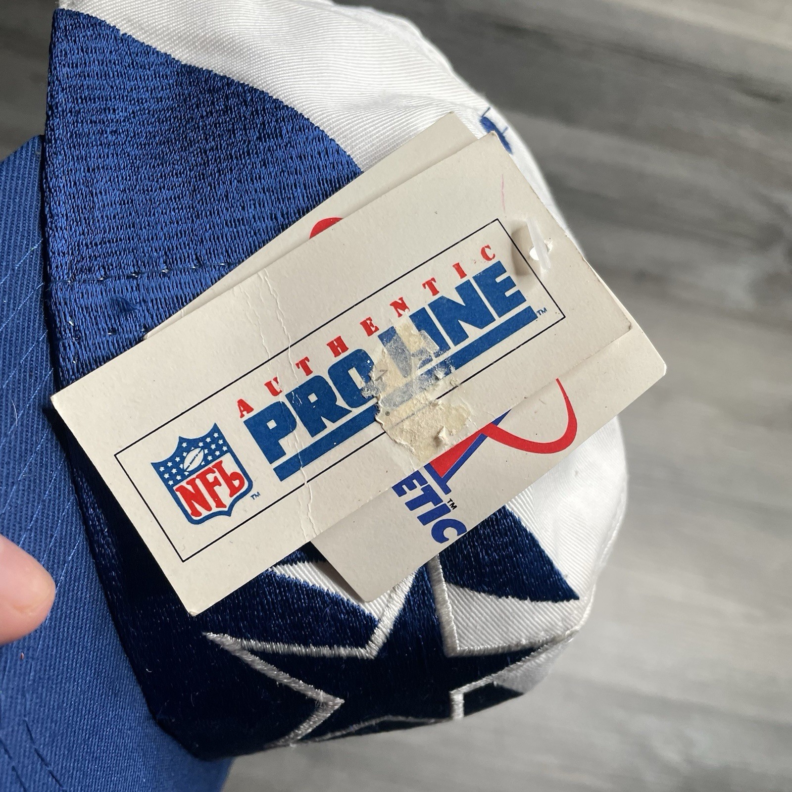 Vintage 90s Dallas Cowboys Logo 7 Athletic Sharktooth NFL Snapback Hat NWT