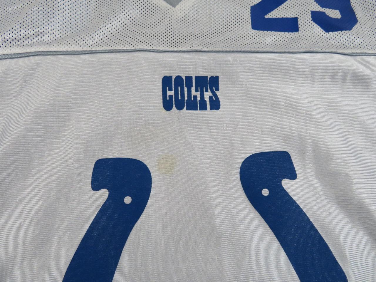 Vtg Y2K Indianapolis Colts Flag NFL Football Reversible Shirt Jersey Mens Medium