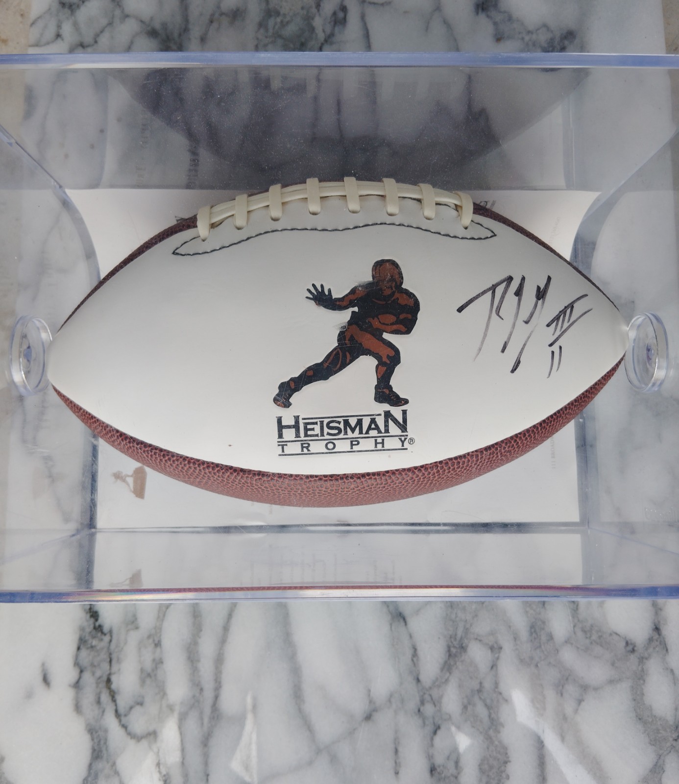Robert Griffin III RG3 Signed Heisman Trophy Football JSA COA Autograph