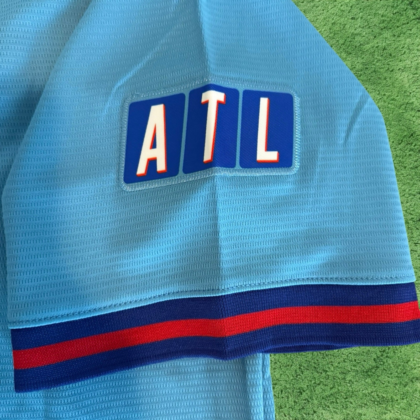 NEW Ronald Acuna Jr. / Matt Olson Jersey Atlanta Braves! SAME DAY SHIPPING!