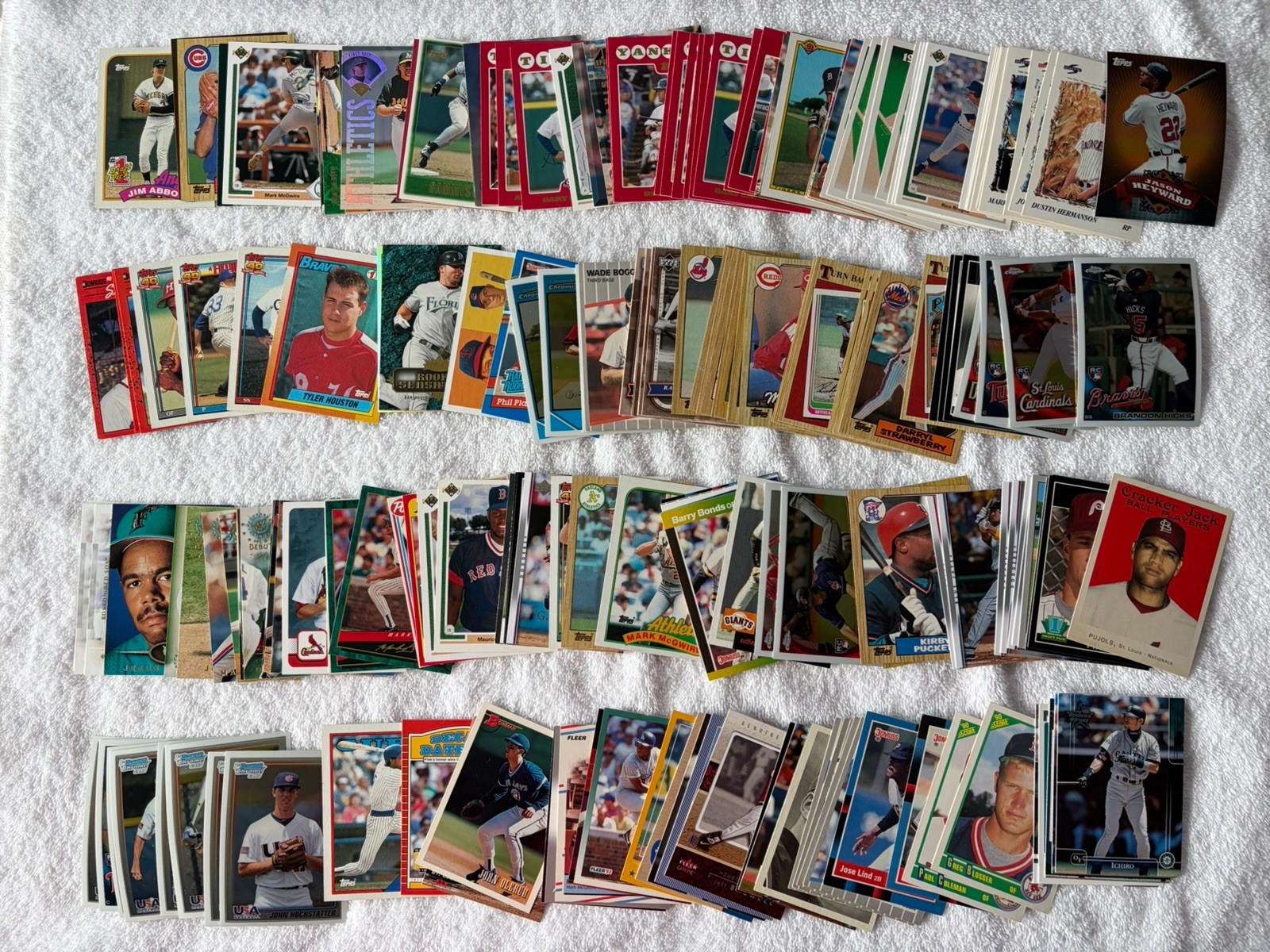 Huge Lot of 200 MLB baseball Stars, Rookies, Draft Picks, Prospects.