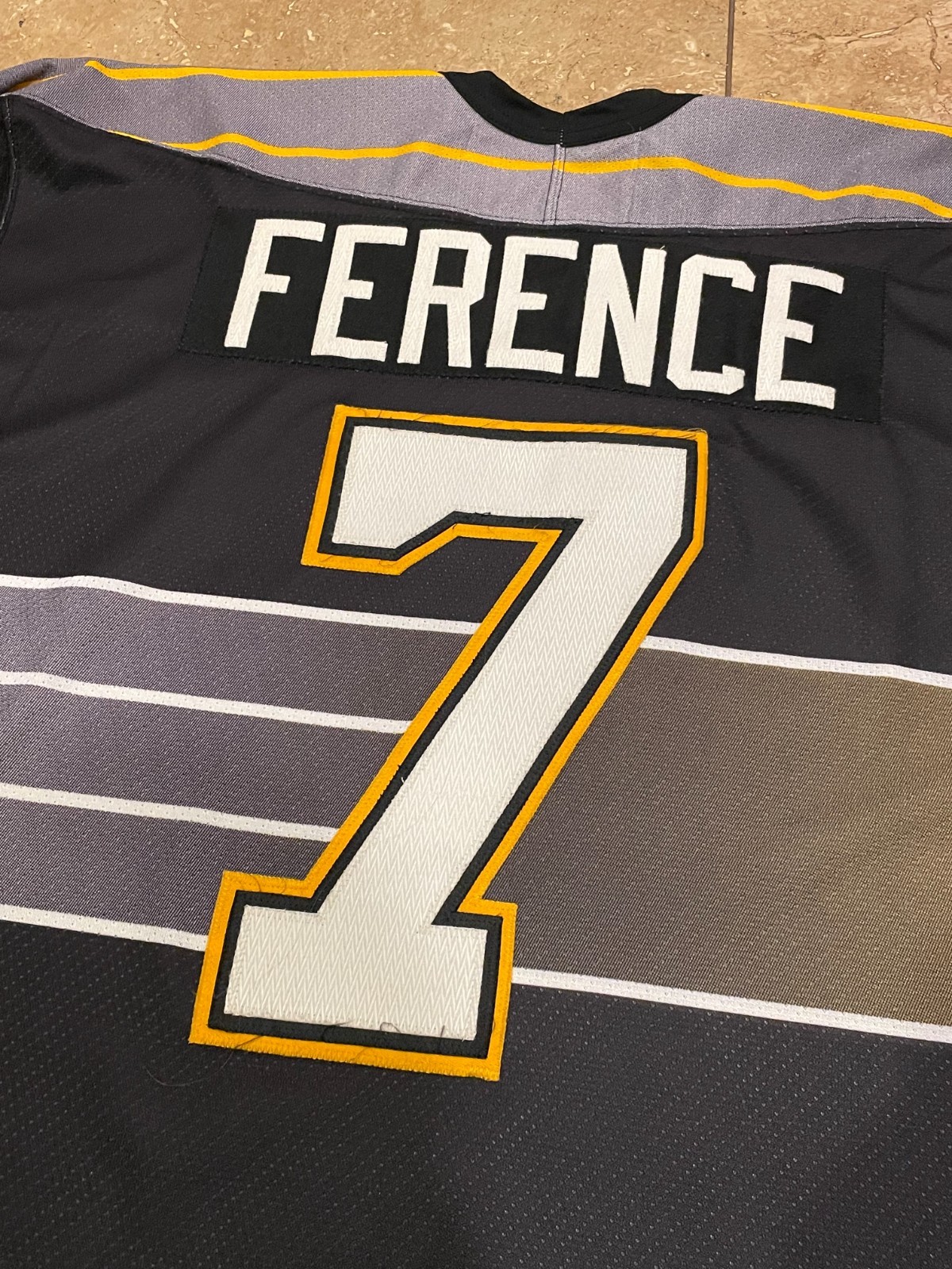 CCM Pittsburgh Penguins Robo Pen Gradient ANDREW FERENCE #7 Jersey Size XL NHL