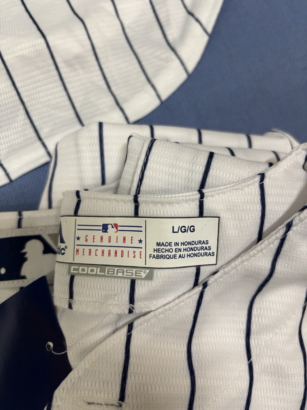 Lot Of 5 New Your Yankees Jersey Cool Base Mens Size LG Youth 14/16 10/12 8/9