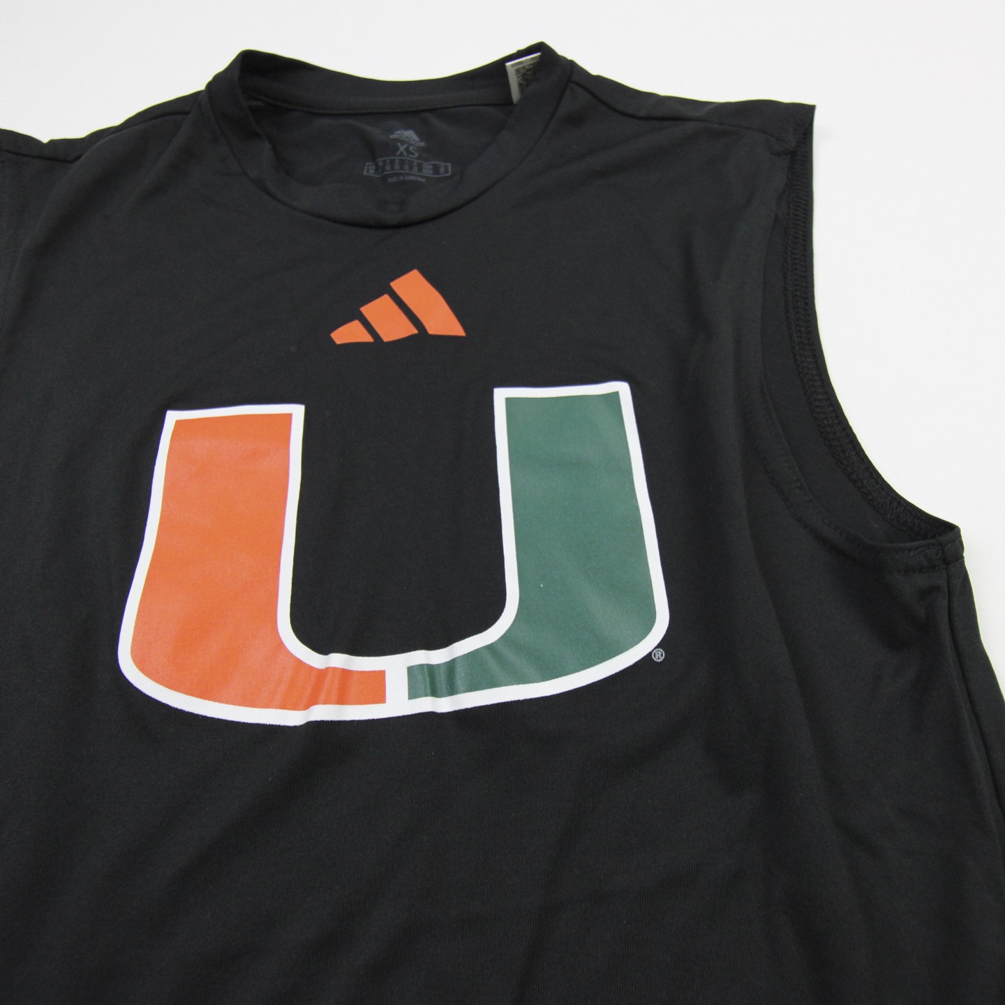 Miami Hurricanes adidas Sleeveless Shirt Men’s New without Tags Multiple Sizes