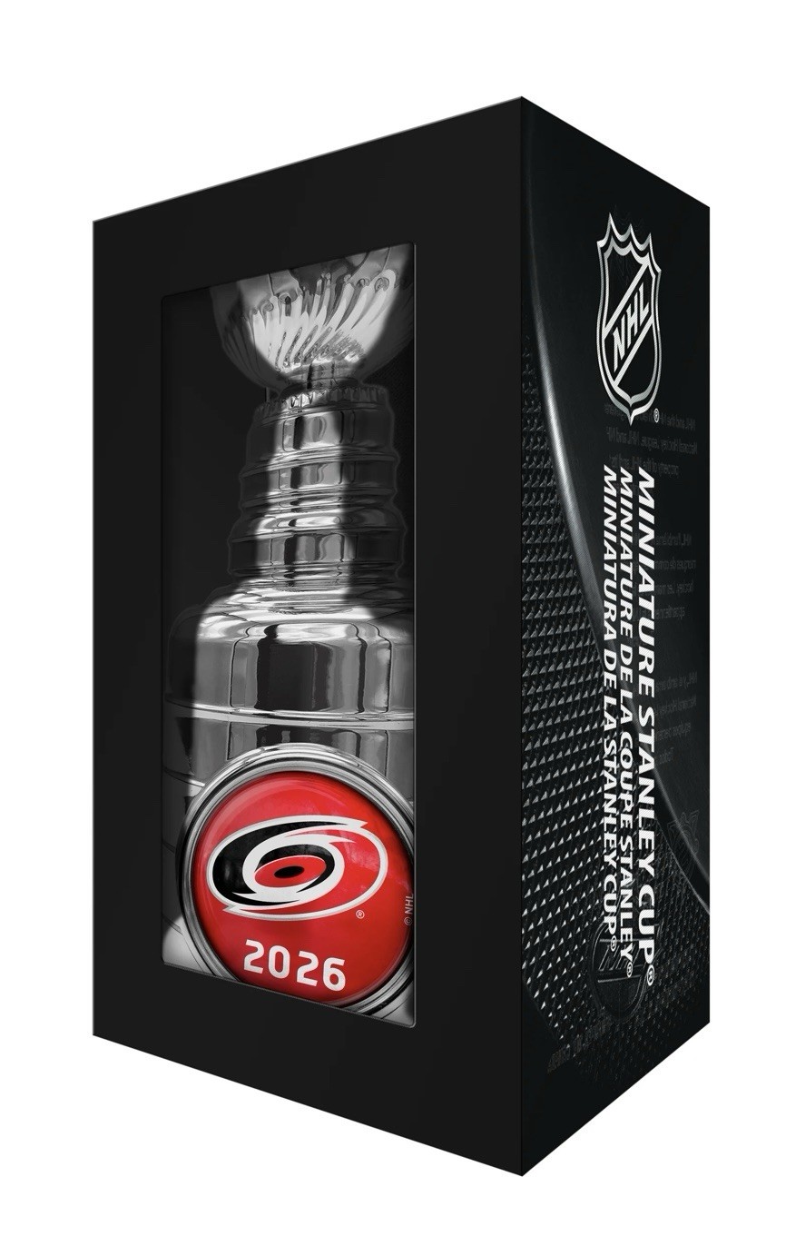 2026 CAROLINA HURRICANES NHL STANLEY CUP CHAMPIONS 3.25 INCH STANLEY CUP *NEW*