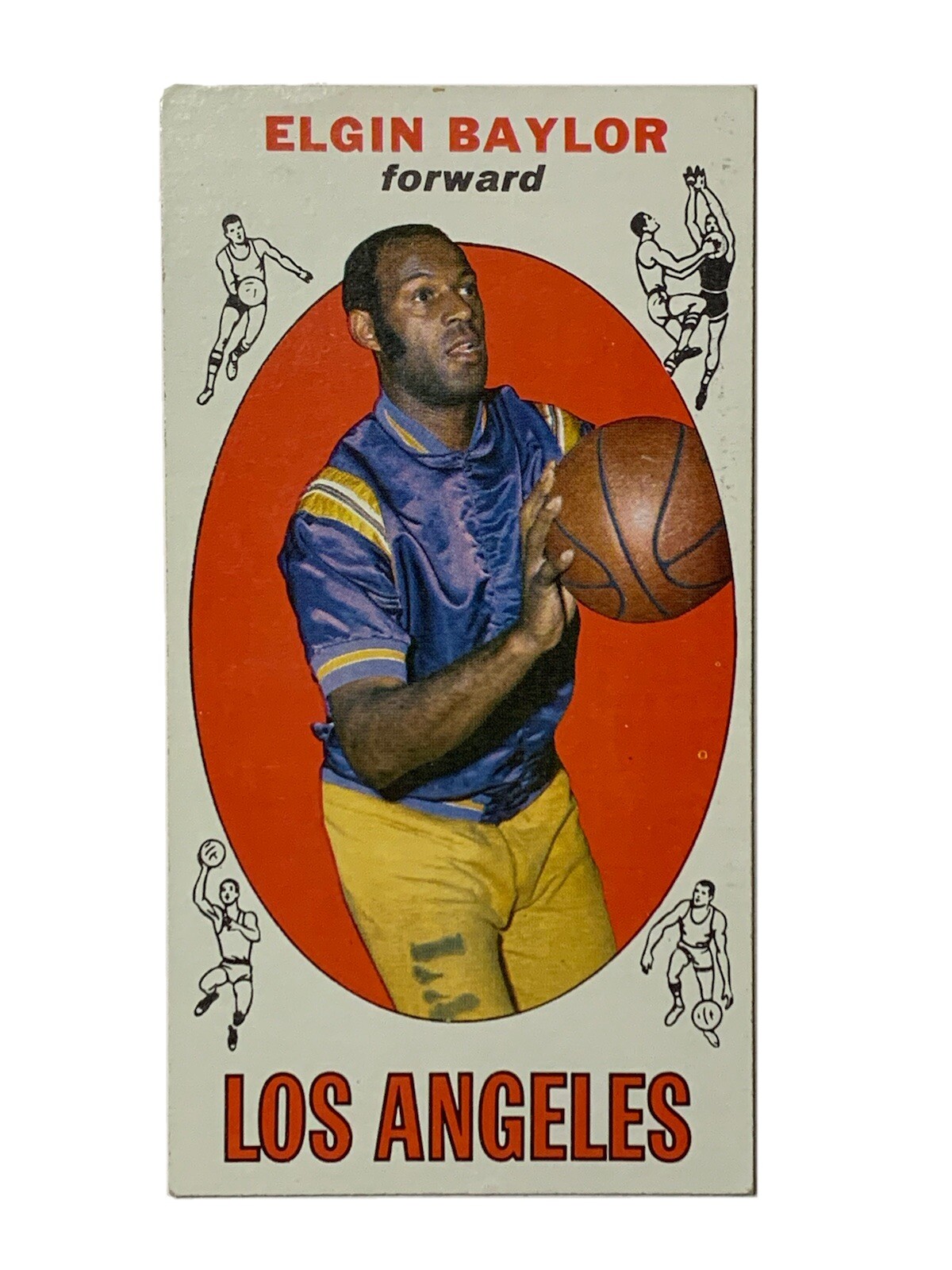 Elgin Baylor Los Angeles Lakers 1969 Topps Basketball Card #35 HOF EX-MT