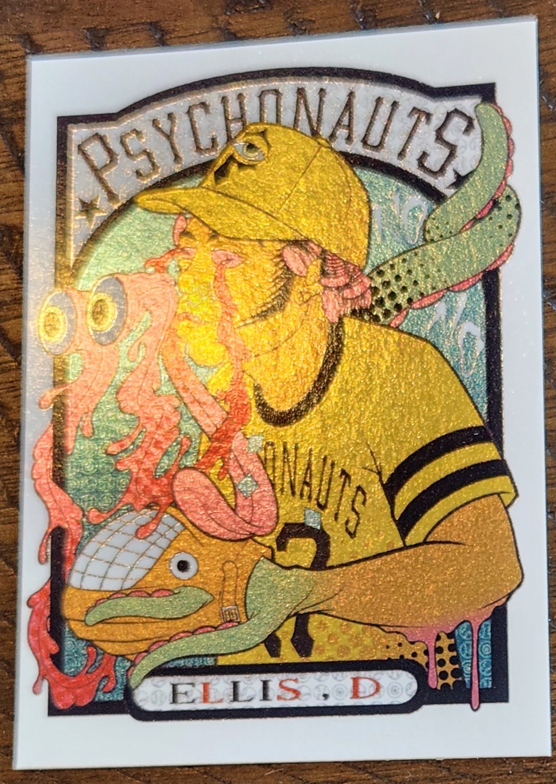 Dock Ellis CUSTOM ART No-Hitter on LSD Pirates (SP LIMITED PRINT RUN) FOIL RARE