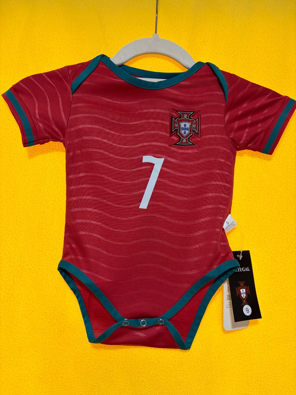 Babies Soccer Outfit Ronaldo Mamelucos.