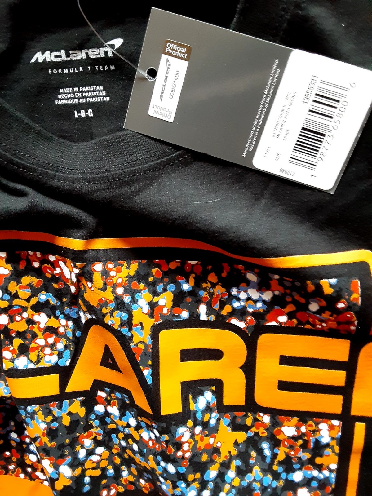McLaren Formula 1 Team 2025 Men’s Shirt Large