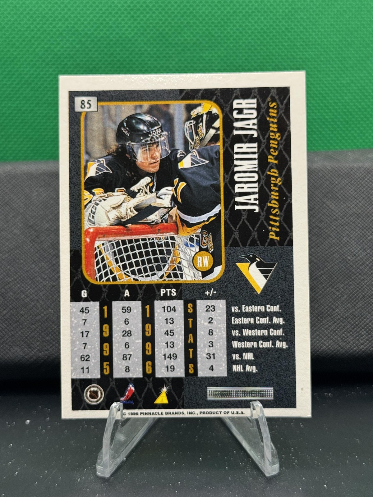 Jaromir Jagr #85 1996-97 Pinnacle Summit