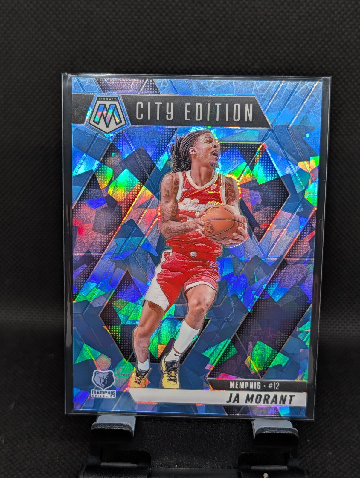 2024-25 Panini Mosaic – City Edition Ja Morant #281 Ice Mosaic Prizm 021/125