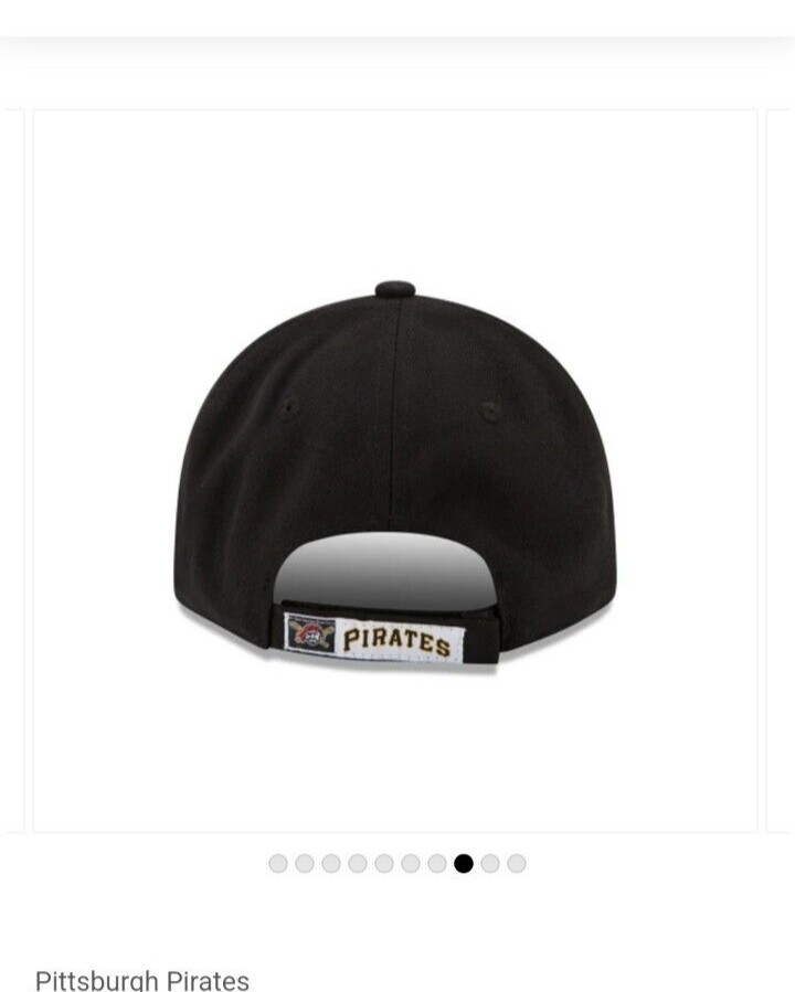 Pittsburgh Pirates Classic Black New Era 9forty Hat Adult Adjustable Strap