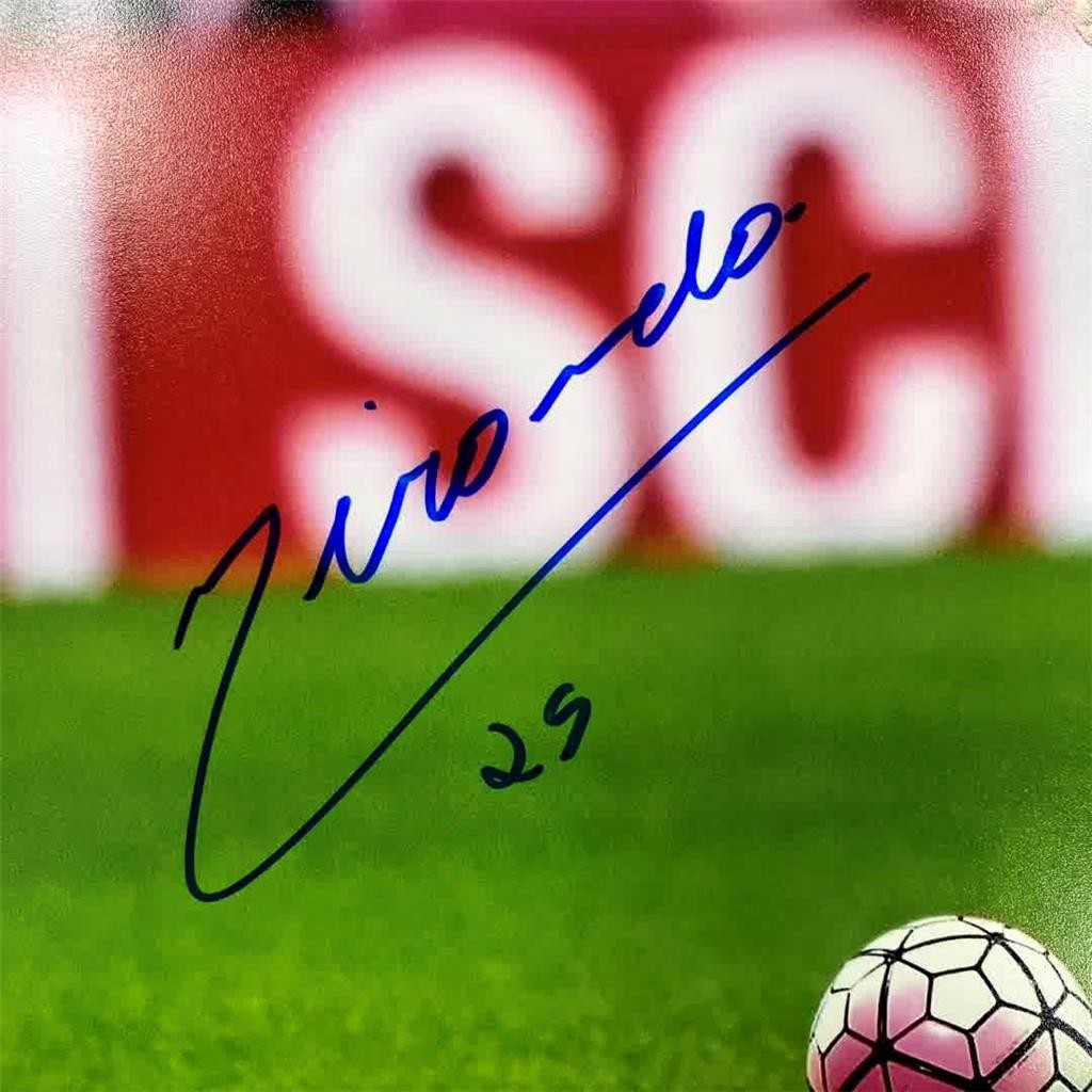 Joao Miranda signed Inter Milan 11×14 photo autograph Brazil ~ JSA COA