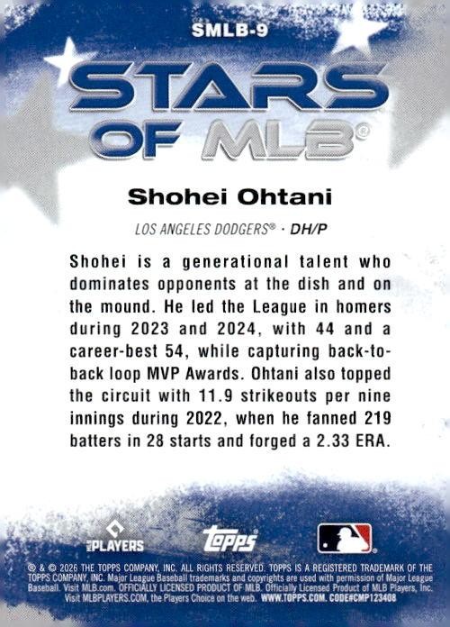2026 Topps #SMLB-9 Shohei Ohtani Stars of MLB