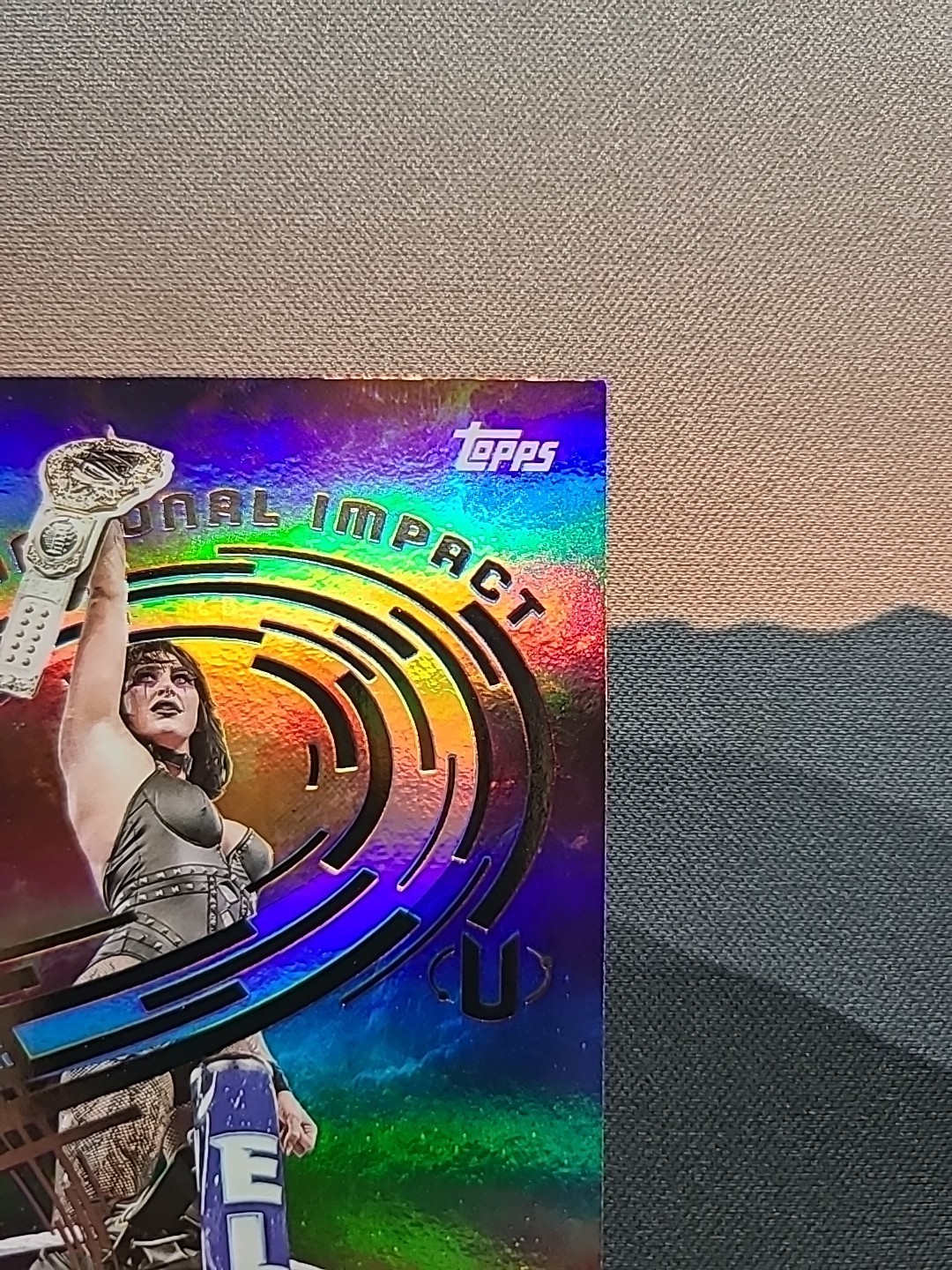 2025 Topps Universe WWE RHEA RIPLEY #IIM-5 International Impact Holo Insert 🔥