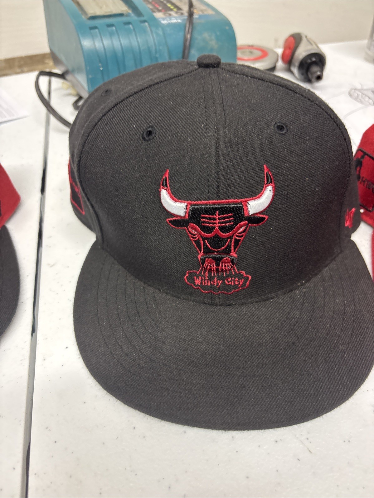 Chicago Bulls Windy City 47 Brand Hardwood Classics Snapback Hat. Buyer Gets 3