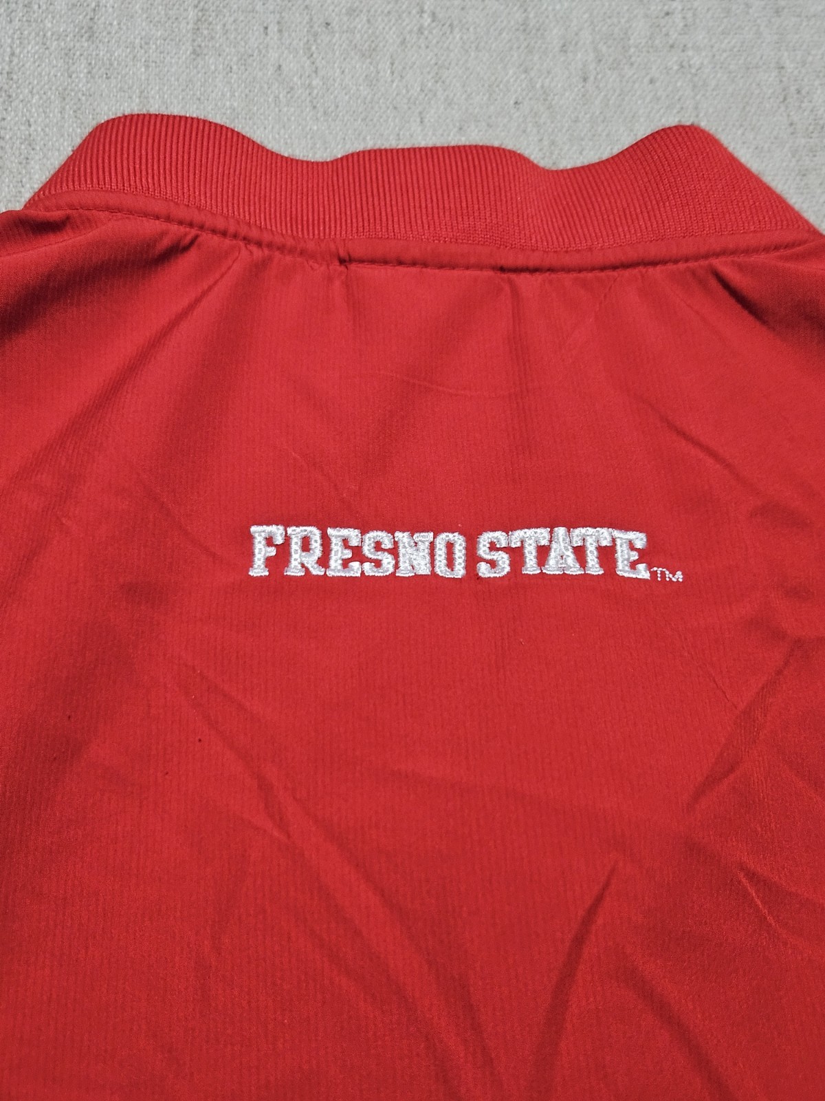 Fresno State Bulldogs Nike Team Center Swoosh Windbreaker Size M Clima-Fit VTG