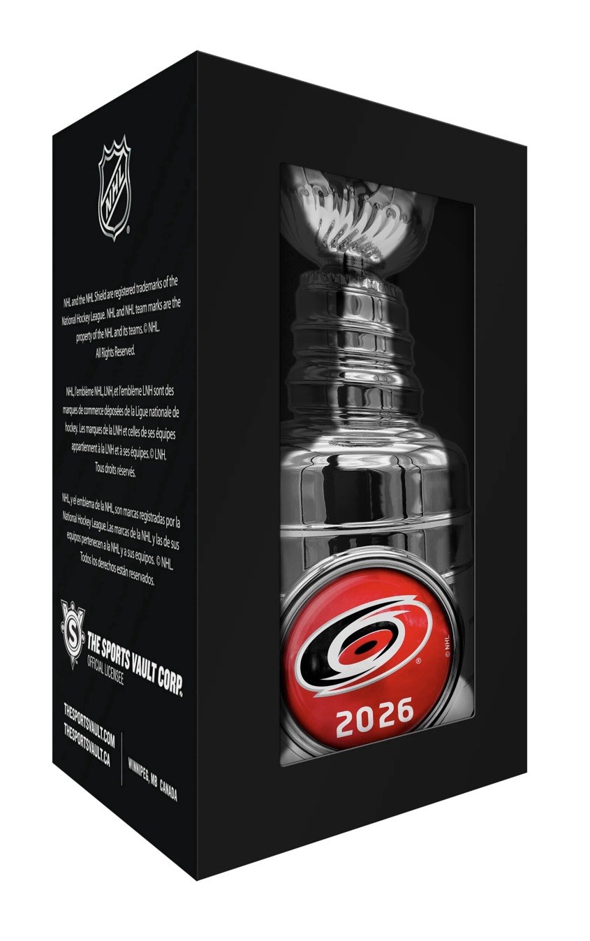 2026 CAROLINA HURRICANES NHL STANLEY CUP CHAMPIONS 3.25 INCH STANLEY CUP *NEW*