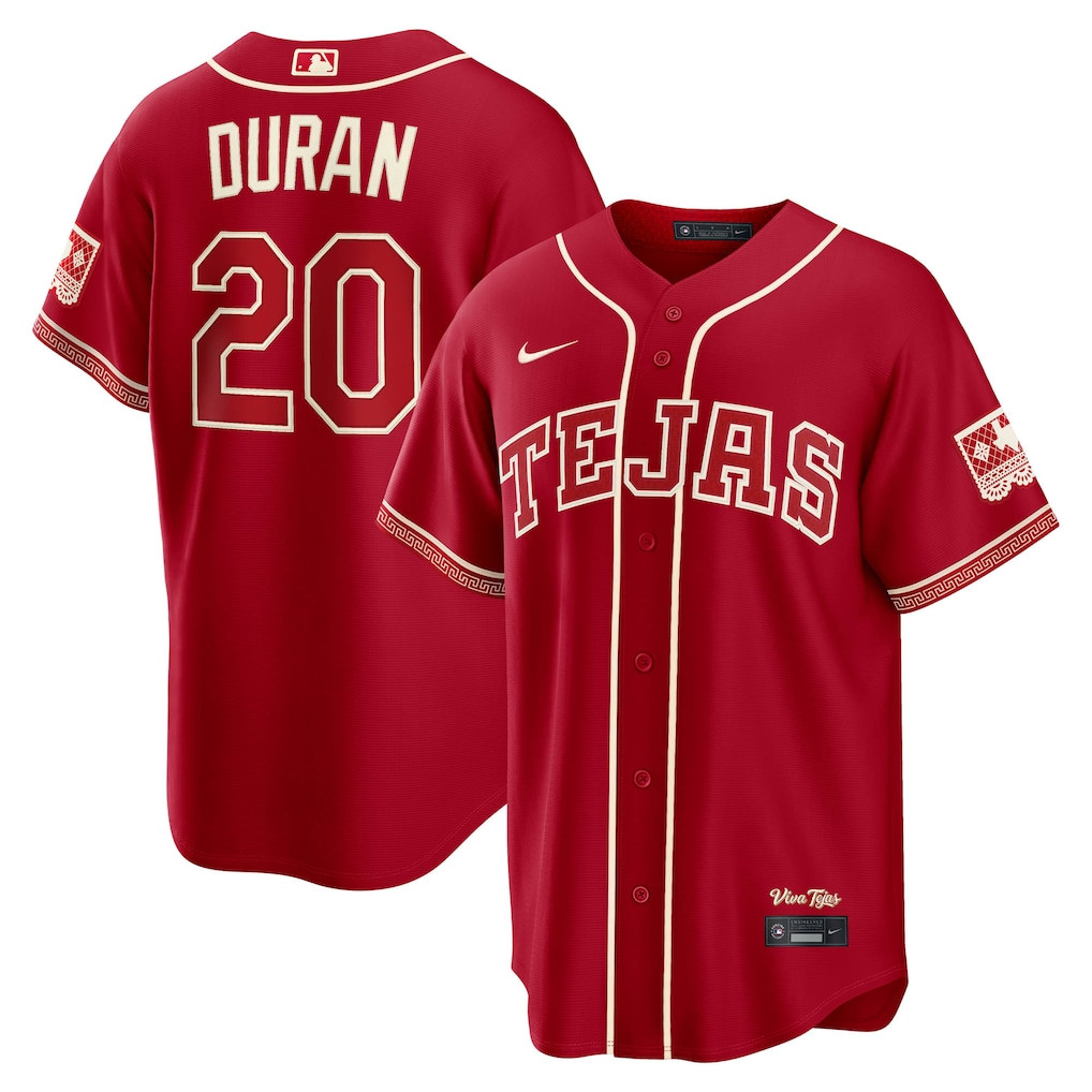 HOT JERSEY! Texas Rangers 2026 City Connect TEJAS Red Baseball Jersey All Size