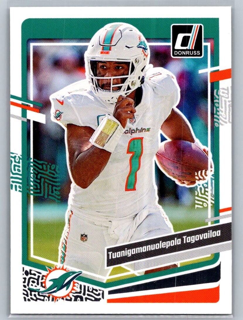 2023 Panini Donruss Tua Tagovailoa Full Name Variation #190