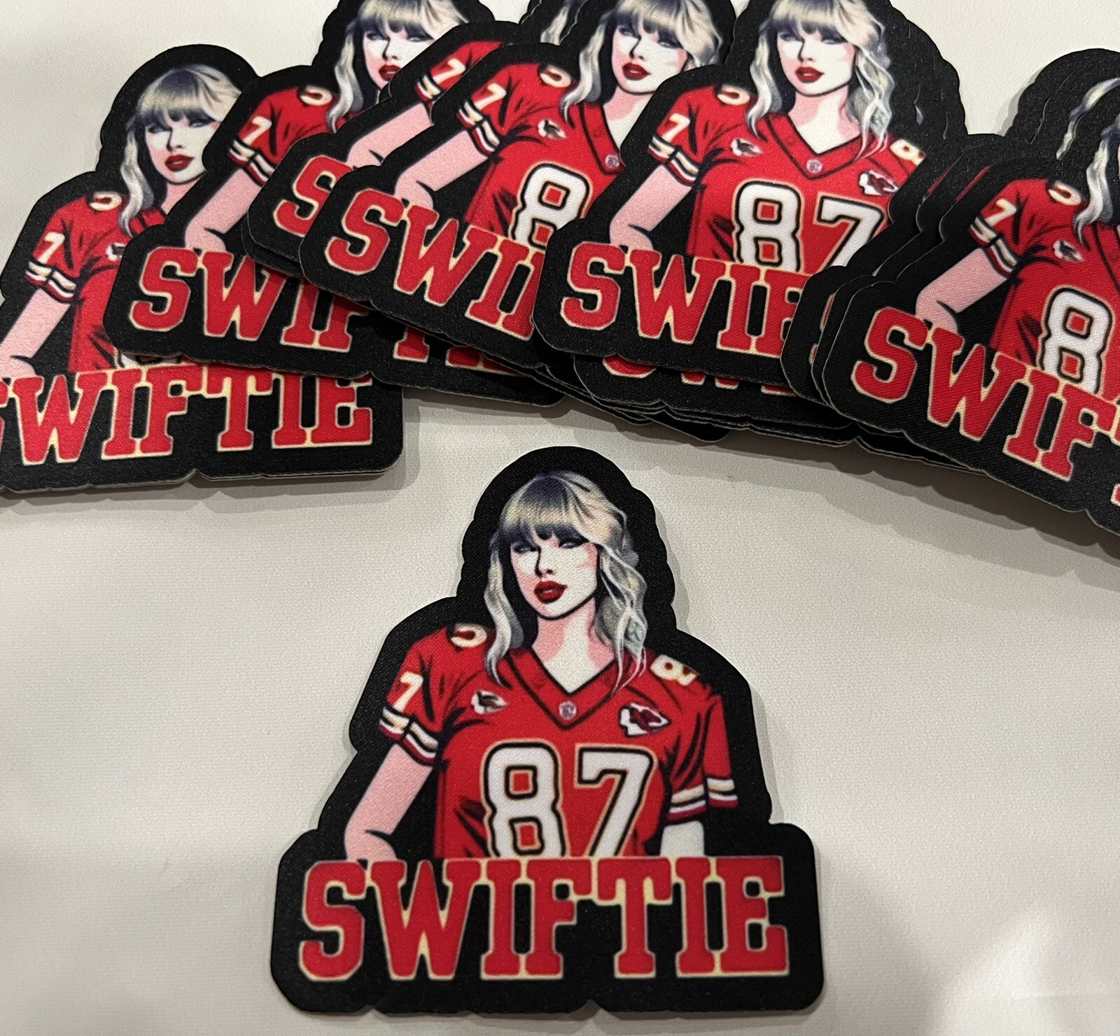 Taylor Swift SWIFTIE 87 Travis Kelce Kansas City Chiefs 3in Iron On Patch NEW