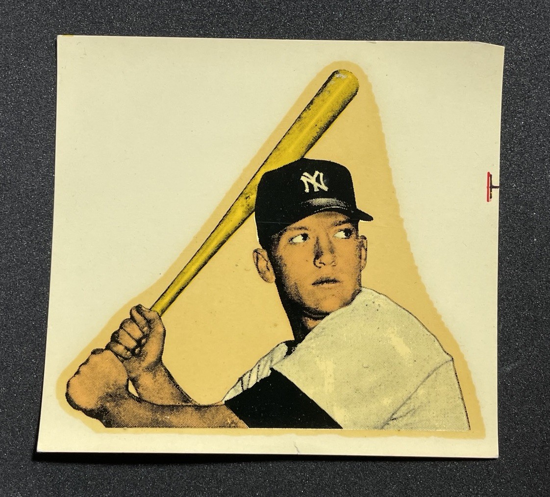 1956-57 Mac Boy Decals – Mickey Mantle