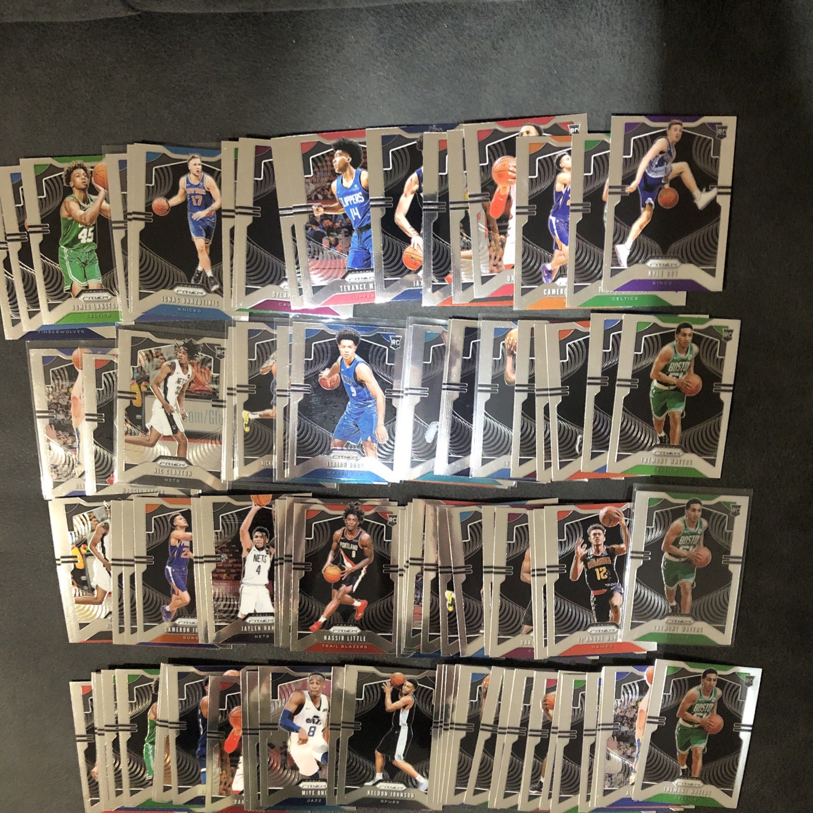 Huge 2019-20 Panini Prizm Basketball Lot of 1100 Cards – 175 Rookies RC