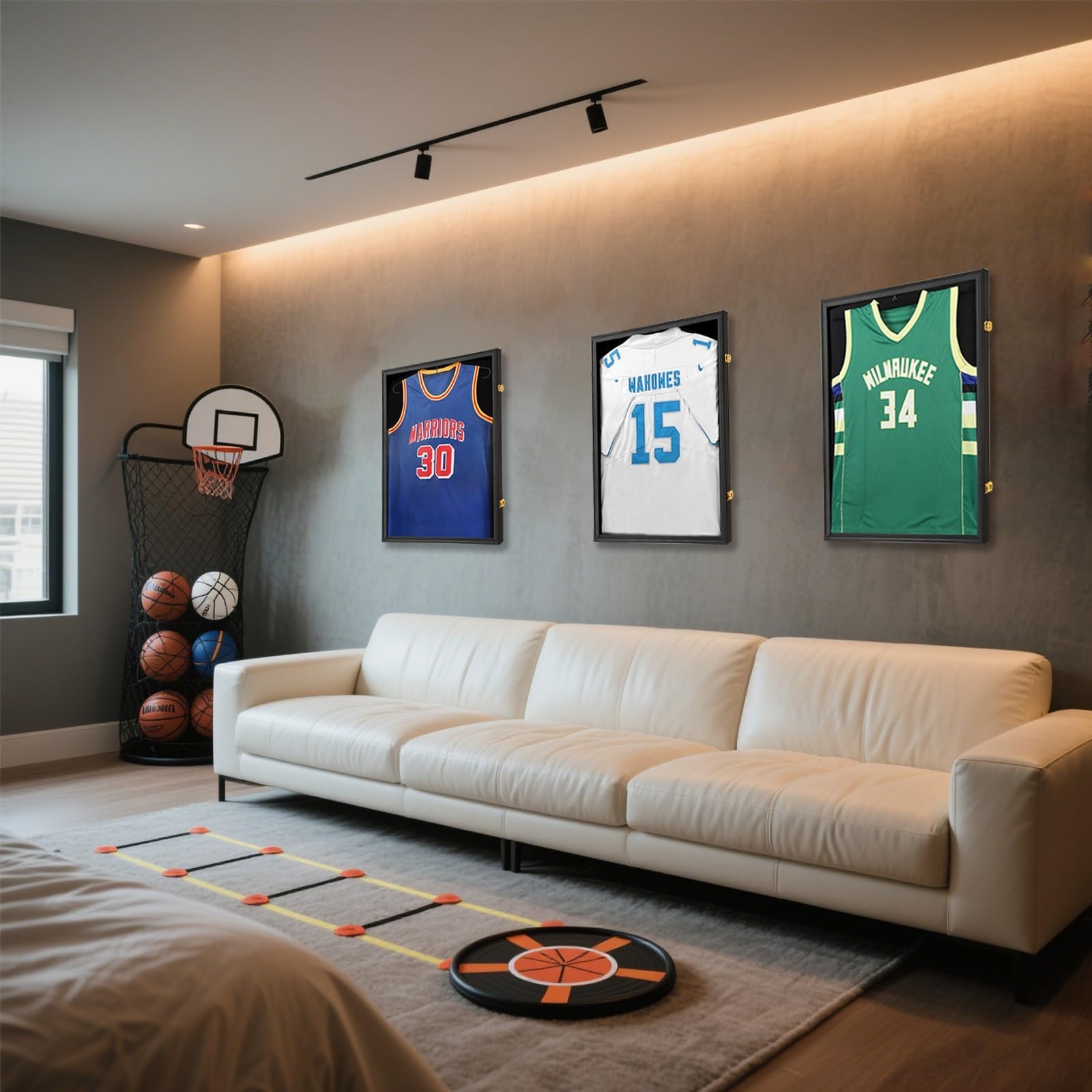 Jersey Frame Display Case for Football Baseball Basketball Jersey 3PC