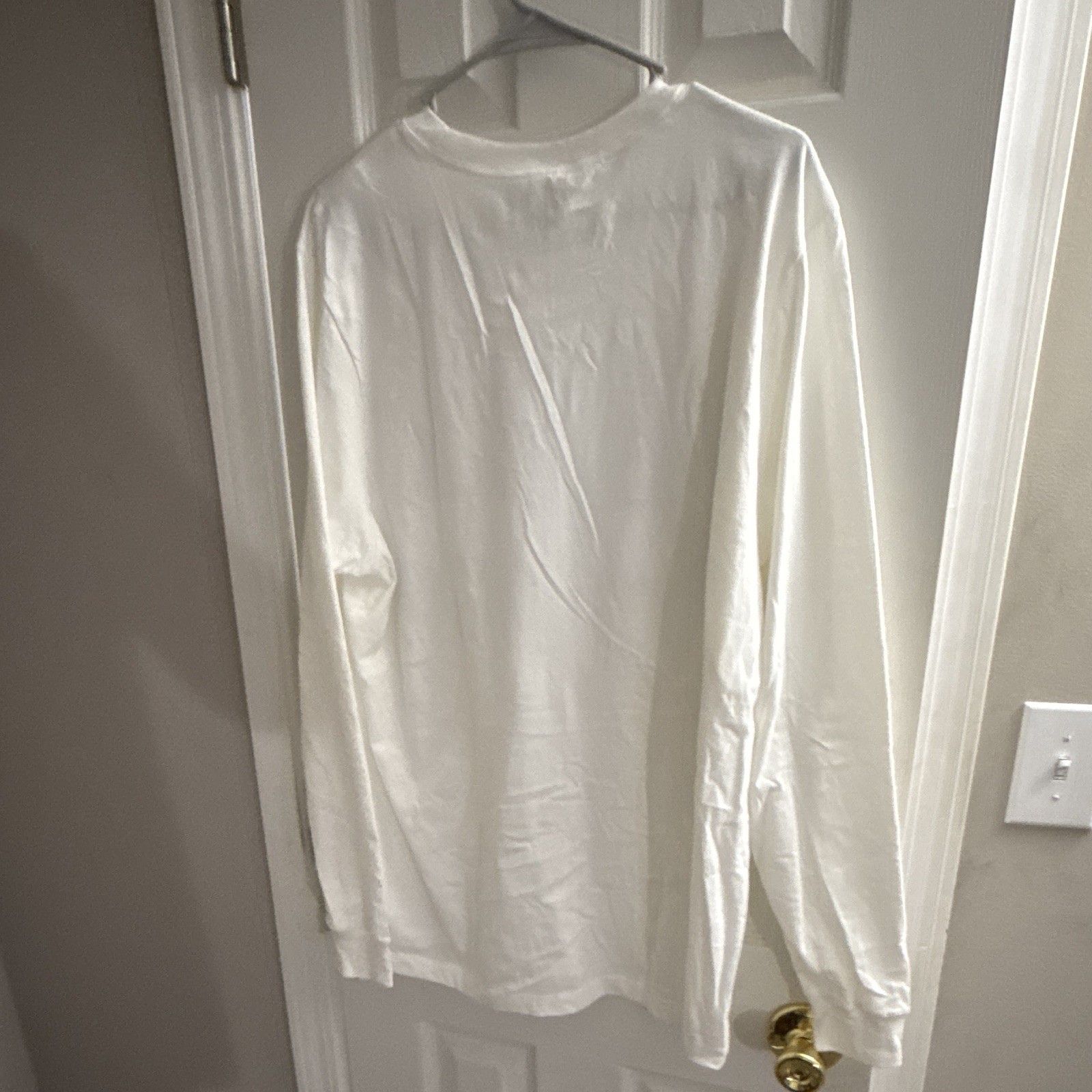 Nike Penn State Nittany Lions Hockey White/Navy Long Sleeve Shirt – XL