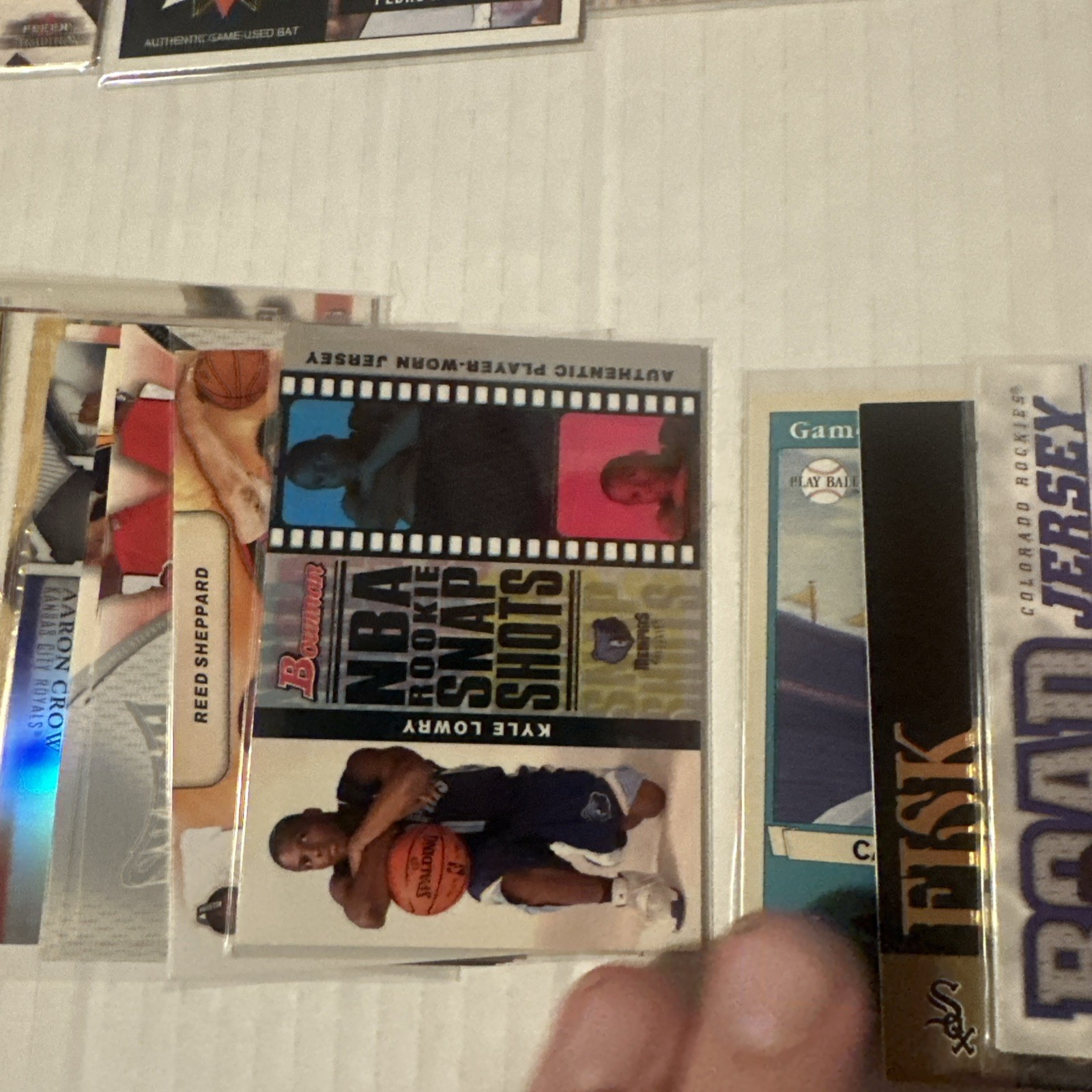 43 Card Lot Of Autographs And Jersey/Patch Card Memorabilia Lot. 3 Sports