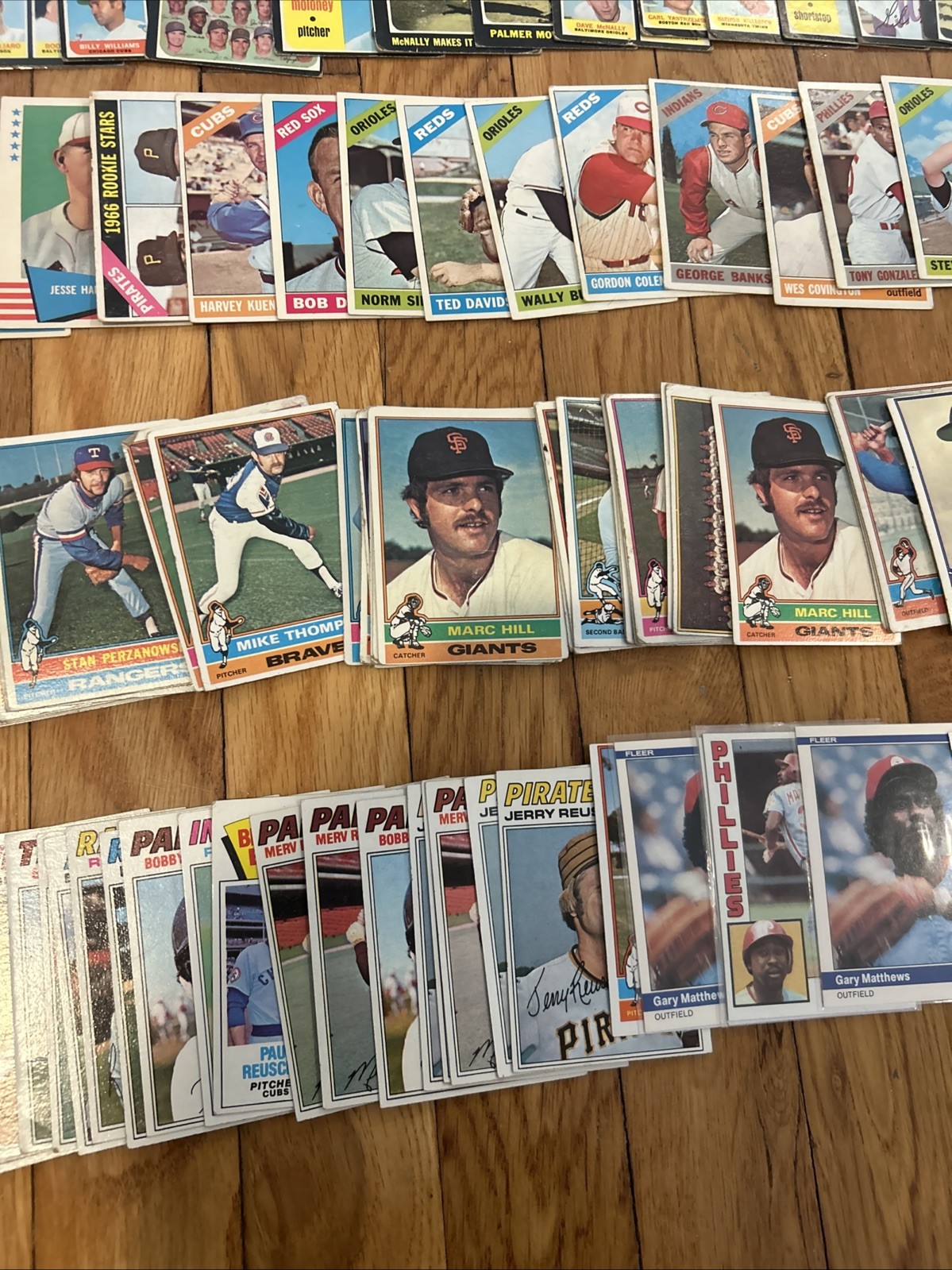 Lot of 200 Vintage Baseball Cards 1960’s Through 1980’s Loaded With Stars & HOF