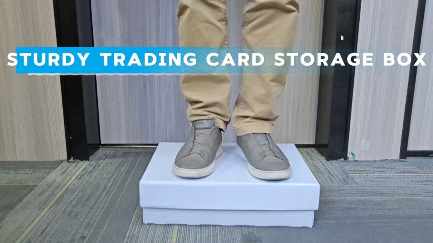 4-Pack Trading Card Storage Boxes – 5000ct TCG & 3000ct Sports Card Organizer, B